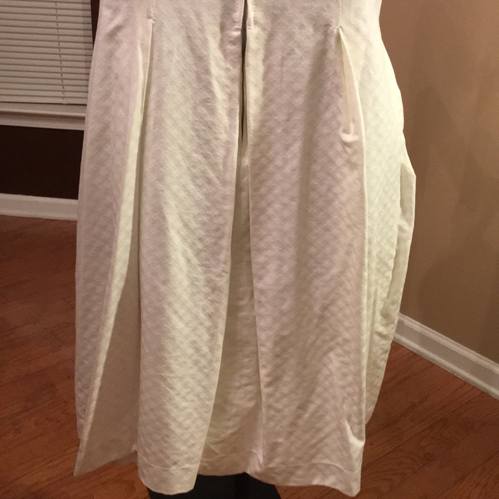 NWT WOMEN’S IVORY JACQUARD FLARE DRESS - Picture 5 of 8